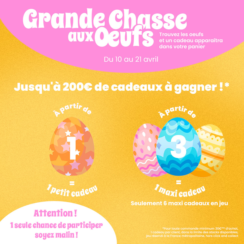 Grande chasse aux oeufs - Pâques 2025